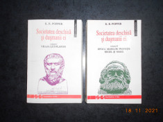 K. R. POPPER - SOCIETATEA DESCHISA SI DUSMANII EI 2 volume foto