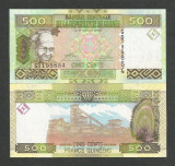 GUINEEA GUINEA 500 FRANCI FRANCS 2006 UNC [1] P- 39a , necirculata