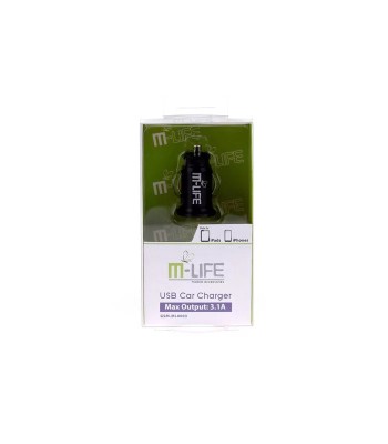 Alimentator auto USB 3.1A M-Life foto