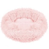 Pat Sersimo pentru caini si pisici, cu husa detasabila, roz deschis, diametru 50cm Household NewTrend