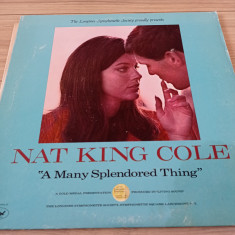 Vinyl/vinil - Nat King Cole - A Many Splendored Thing - Longines 1960 USA