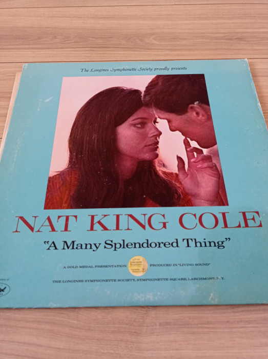 Vinyl/vinil - Nat King Cole - A Many Splendored Thing - Longines 1960 USA