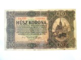 Ungaria 20 Korona 1920,bancnota din imagini