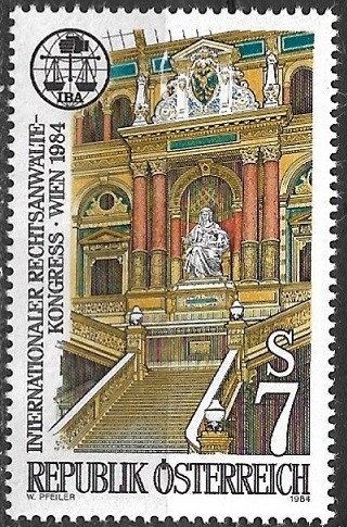 B2522 - Austria 1984 - Justitie,neuzat,perfecta stare