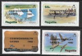 Anguilla 1982 - Commonwealth Games, supratipar pe motive locale, serie neuzata