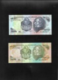 Set Uruguay 50 + 100 nuevos pesos unc/aunc, America Centrala si de Sud