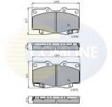 Set placute frana,frana disc TOYOTA HILUX III pick-up (KUN, TGN, LAN, GGN) (2004 - 2016) COMLINE CBP31574