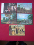 CARTE POSTALA, REPRODUCERI DE ARTA LOT 5 BUC.
