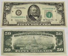 USA SUA █ bancnota █ 50 Dollars █ 1981A █ P-472b █ D4 Cleveland █ UNC █ necirculata