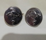 S 32 - semne de arma - metalice - ISU / pompieri - argintii