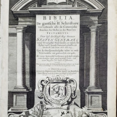 BIBLIA, VECHIUL SI NOUL TESTAMENT - AMSTERDAM, 1661