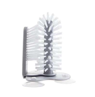 Perie dubla pentru spalat vase, pahare, borcane, interior/exterior, fixare cu ventuza K KATHODE foto