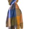 Fular casmir P unisex 4 , Dacali, albastru/galben