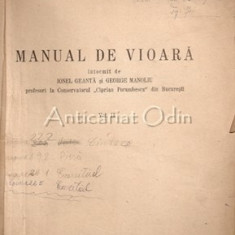 Manual De Vioara II - Ionel Geanta, George Manoliu