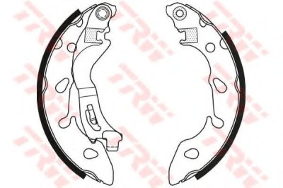 Set saboti frana FIAT PANDA Van (169) (2004 - 2016) TRW GS8796 foto