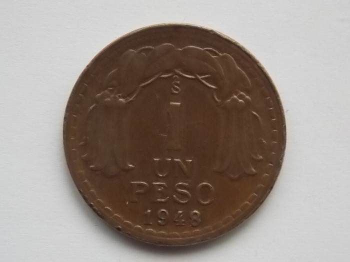 1 PESO 1948 CHILE