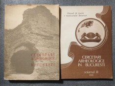 Cercetări arheologice &icirc;n București (vol. 2+3; Muzeul de Istorie a Bucureștiului)