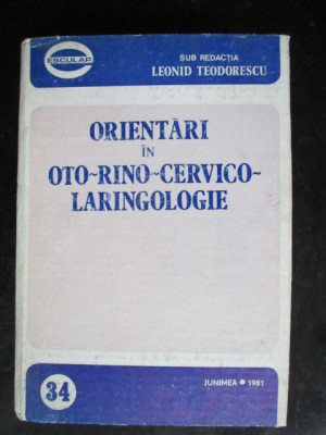 Orientari in oto-rino-cervico-laringologie foto