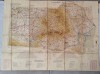 Hartă aeronautică Rom&acirc;nia &ndash; Institutul Geografic Militar 1937 &ndash; ediție pe p&acirc;nză &ndash; semnată 1938