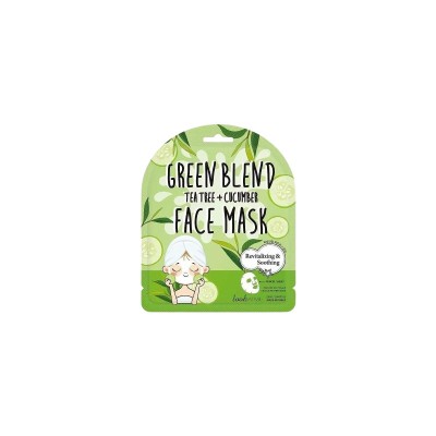 lookATME Green Blend Tea Tree + Cucumber Face Mask Mască de față 25 ml foto