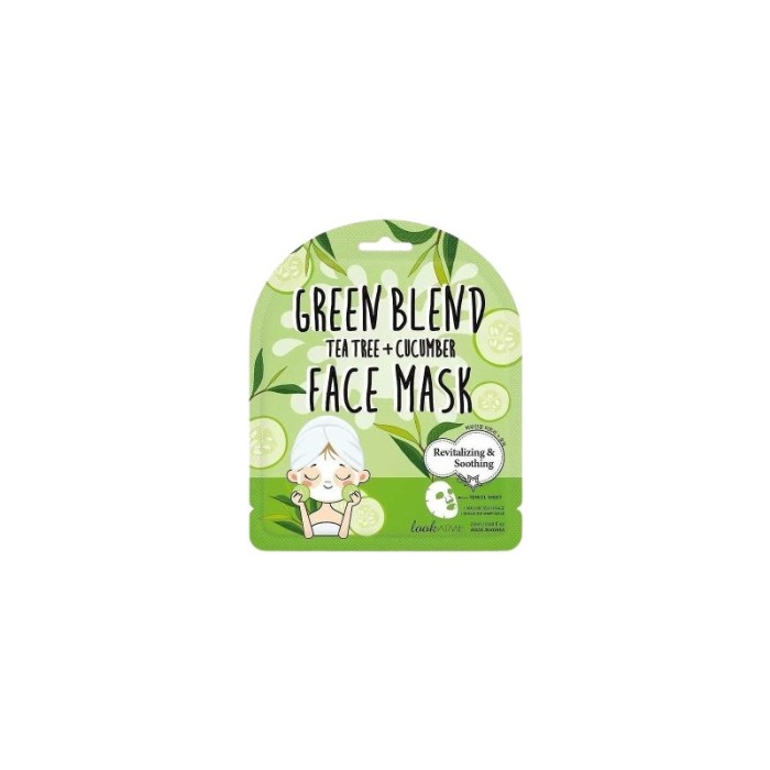 lookATME Green Blend Tea Tree + Cucumber Face Mask Mască de față 25 ml