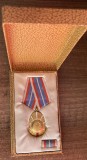 QW16 9 - decoratie - securitate - comunism RPR - Medalia In serviciul patriei socialiste - clasa I