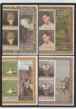 ROMANIA 2025 PICTORI IMPRESIONISTI - ION ANDREESCU - 2 serii de 4 timbre cu bordura ilustrata LP2524 MNH**