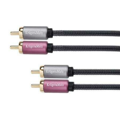 Cablu 2rca-2rca 3.0m kruger&amp;amp;matz foto