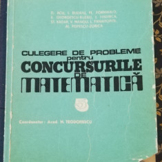 Culegere de probleme pentru concursurile de matematica 1977