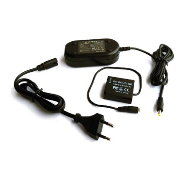 AC adapter DMW-AC8 + DMW-DCC11 pentru Panasonic replace DMW-BLG10, DMW-BLE9 foto