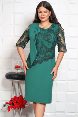 Rochie De Ocazie Marbela Verde Brad - 58Marimea foto