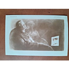 Carte postala ilustrata, Noaptea/Eminescu, 1924