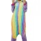 PJM133-100 Pijama pufoasa intreaga cu model Rainbow Panda