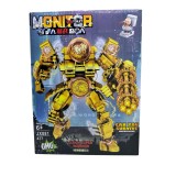 Set Constructie Robot Clock Super Warrior JX081- Monitor vs Toilet (477 piese)