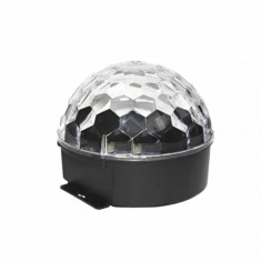 Glob Disco cu jocuri de lumini LED cablu alimentare 1 metru foto