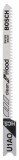 Bosch Set 3 panze fierastrau vertical U 101 AO Clean for Wood, 70mm