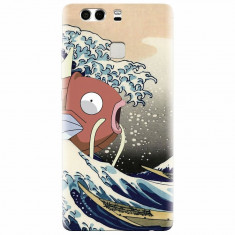 Husa silicon pentru Huawei P9 Plus, Great Wave Fish