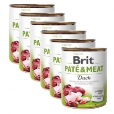 Brit Pate &amp;amp;amp; Meat Conserva de ra?a 6 x 800 g foto