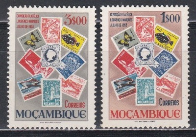 Mozambic 1953 - Expoziție de artă misionară, MNH (Vopseaua strapunsa pe verso) foto