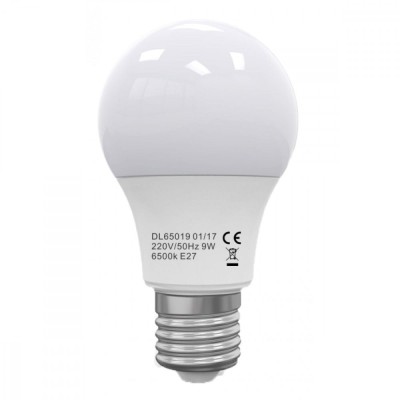 Bec Led E27 9W 220V 6400K 15000H A60 foto