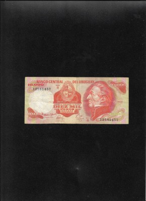 Uruguay 10000 10.000 pesos 1974 seria12581457 foto