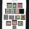 Germania 1955 1956 foaie album cu 15 timbre