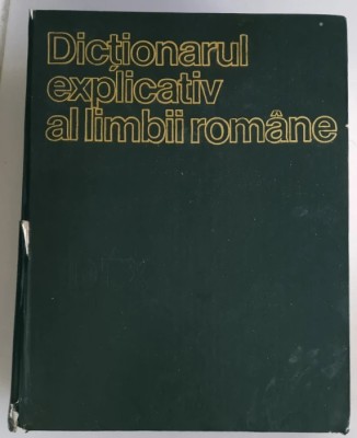 DEX - Dictionarul Explicativ Al Limbii Romane - 1975 foto