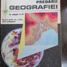 Metodica predarii geografiei la clasele 1-4. Manual pentru clasa a 11-a