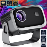 Videoproiector LED LCD Portabil 1280x720P, Linomag&reg;, 150 ANSI lumeni, Contrast 2000:1, WiFi, Bluetooth, HDMI, AV, USB, Dark Ash Silver