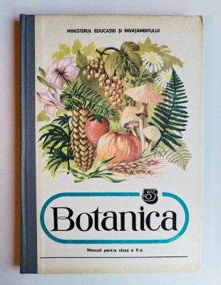Botanica, manual clasa a V-a, Alexandru Dabija, Aglaia Ionel, 1988 foto