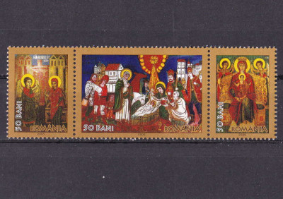 RO 2005 ,LP 1704 ,&amp;quot; Craciun 2005 &amp;quot;,serie , MNH foto