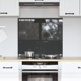 Contrablat Bucătărie Gri &Icirc;nchis 70x60cm Sticlă Securizată vidaXL - Protecție Stropi, Rezistent Căldură, Ușor Curățare