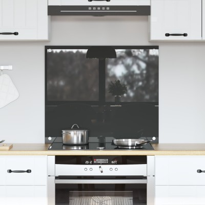 vidaXL Spate de bucătărie Gri &amp;icirc;nchis 70 x 60 x 0.6 cm 42001240 foto