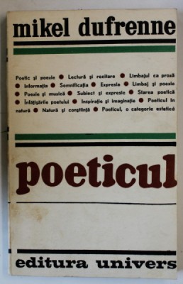 POETICUL- MIKEL DUFRENNE foto